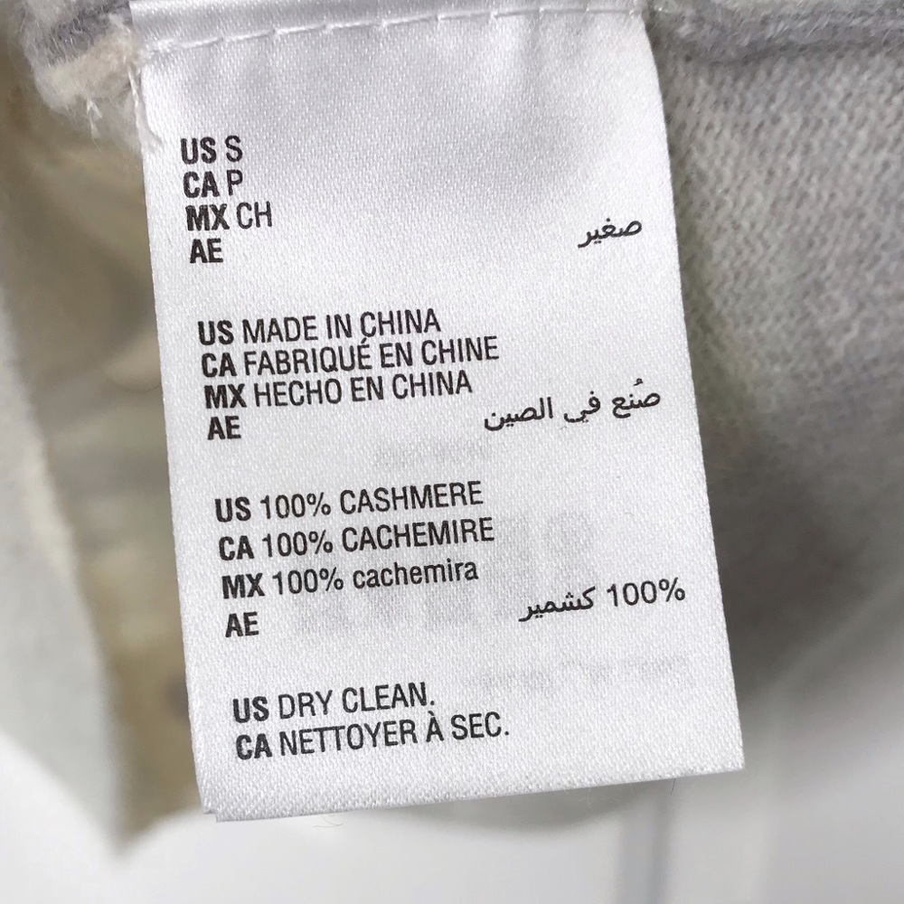 CHARTER CLUB Cashmere camo sweater small - Picture 5 of 8